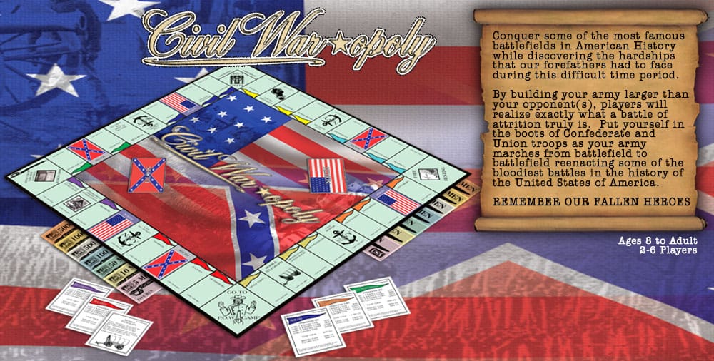 Civil War-opoly - Monopoly Styled Game
